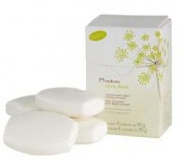 Sabonete em Barra Puro Vegetal Cremoso Erva Doce - 4 unidade